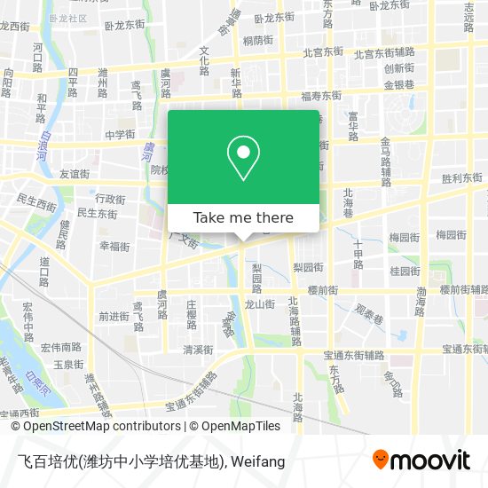 飞百培优(潍坊中小学培优基地) map
