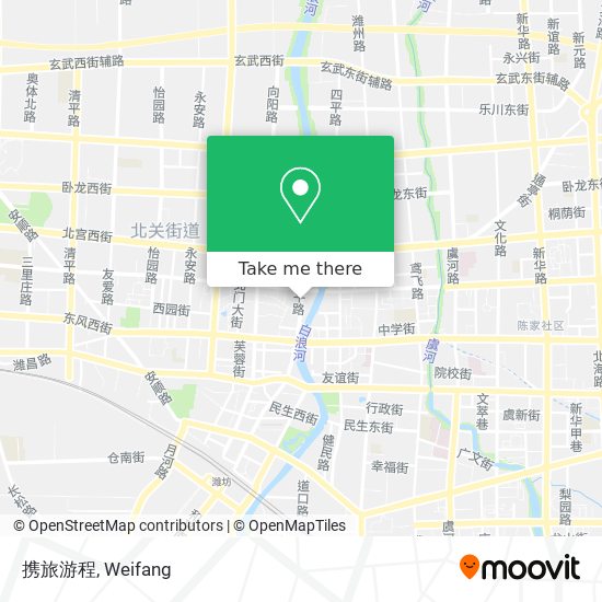 携旅游程 map