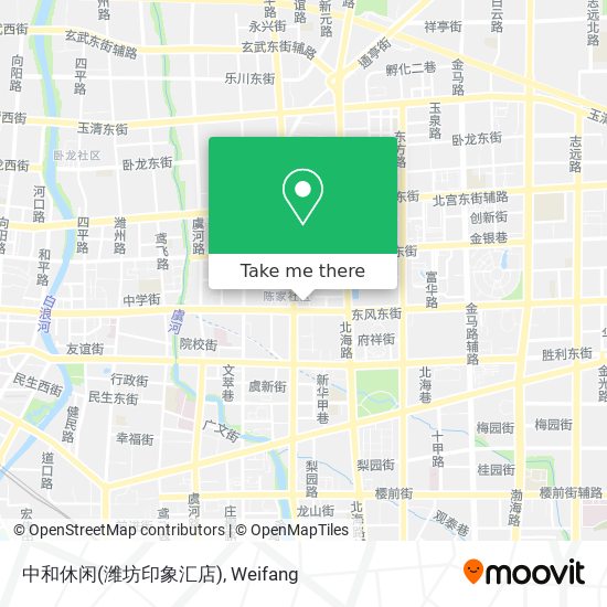 中和休闲(潍坊印象汇店) map