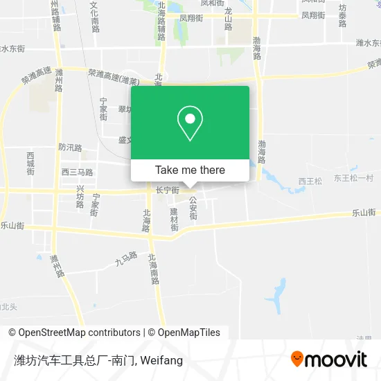 潍坊汽车工具总厂-南门 map