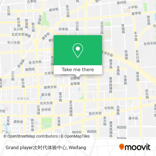 Grand player次时代体验中心 map