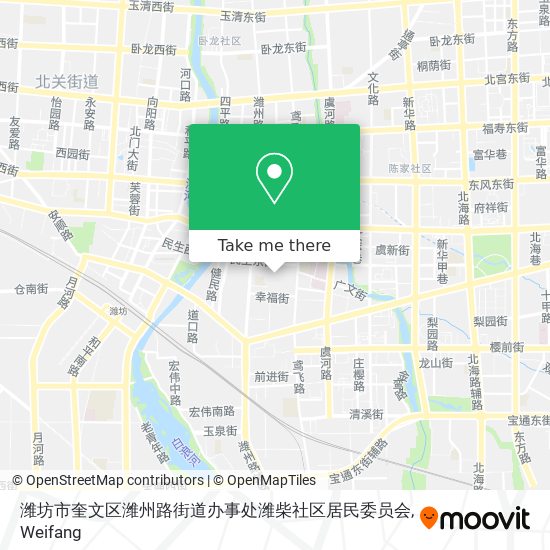 潍坊市奎文区潍州路街道办事处潍柴社区居民委员会 map