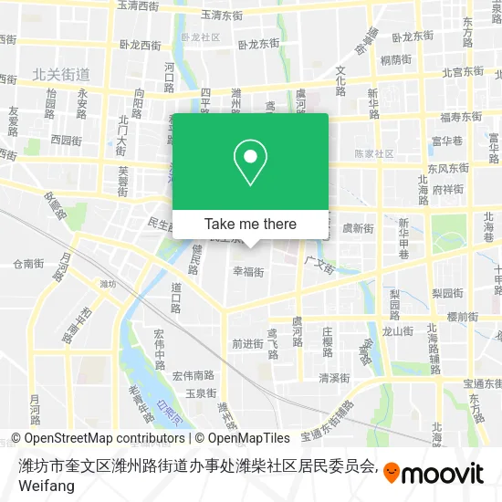 潍坊市奎文区潍州路街道办事处潍柴社区居民委员会 map