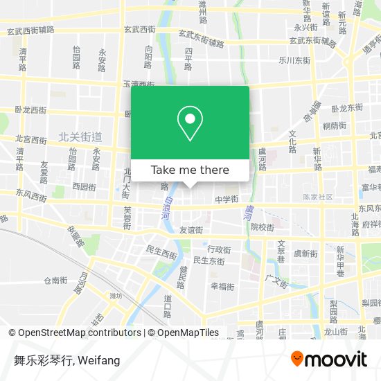 舞乐彩琴行 map
