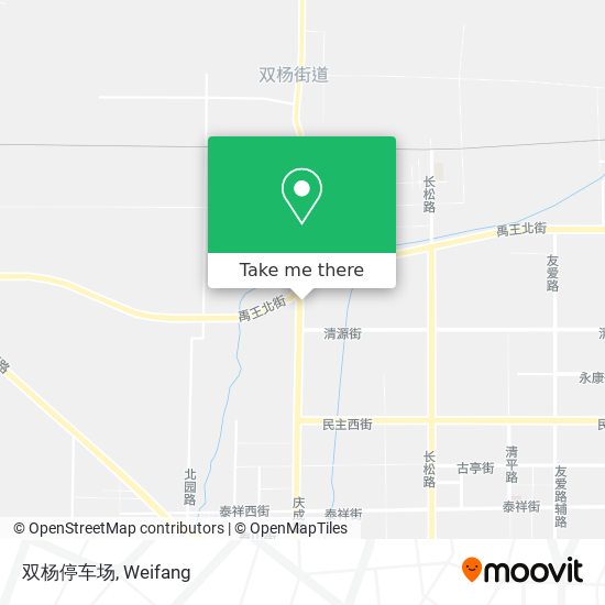 双杨停车场 map