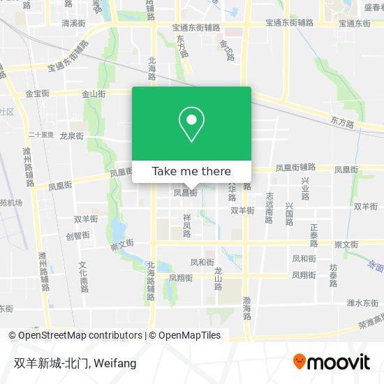 双羊新城-北门 map