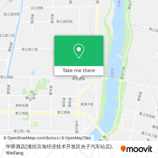 华驿酒店(潍坊滨海经济技术开发区央子汽车站店) map
