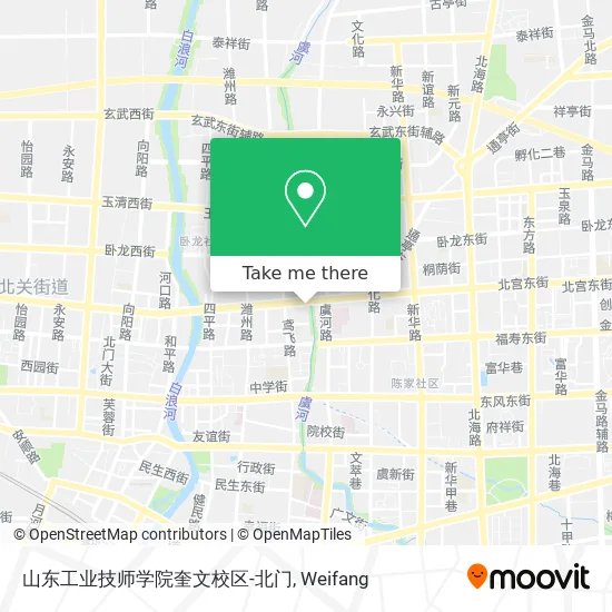 山东工业技师学院奎文校区-北门 map