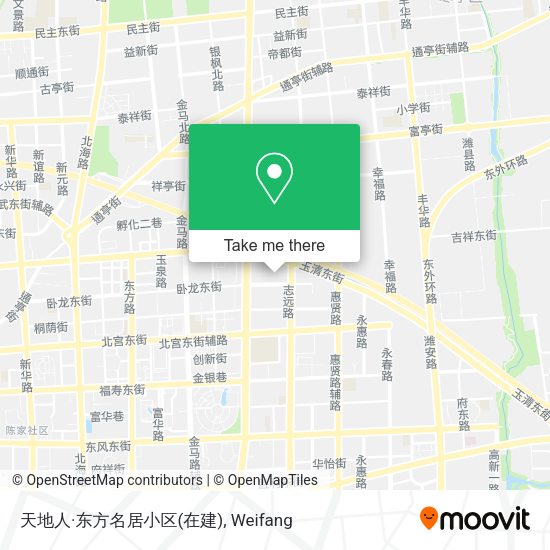 天地人·东方名居小区(在建) map