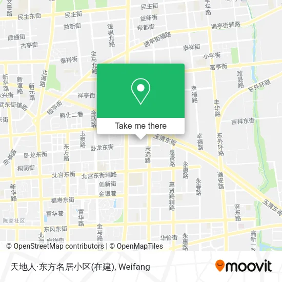 天地人·东方名居小区(在建) map