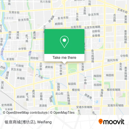 银座商城(潍坊店) map