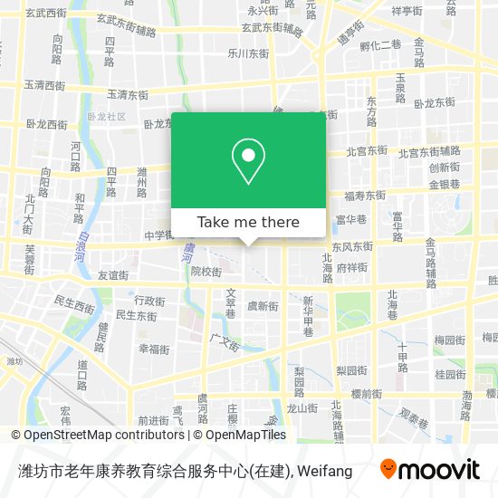 潍坊市老年康养教育综合服务中心(在建) map
