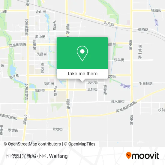 恒信阳光新城小区 map