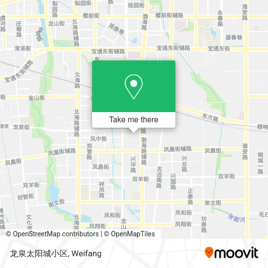 龙泉太阳城小区 map