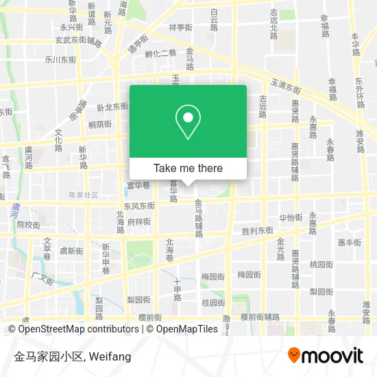 金马家园小区 map