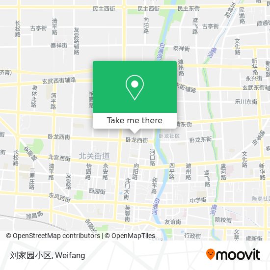 刘家园小区 map