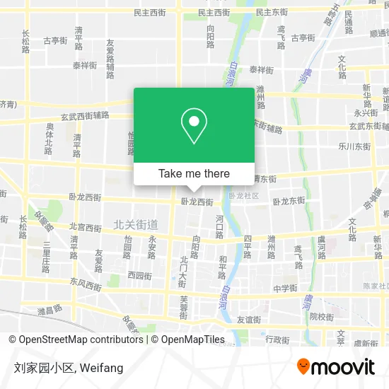 刘家园小区 map