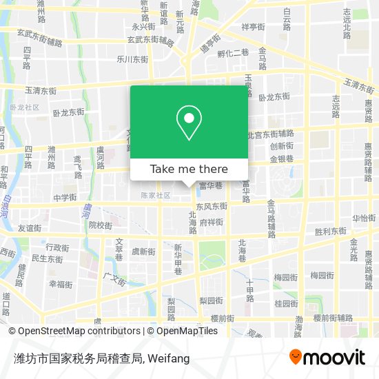 潍坊市国家税务局稽查局 map