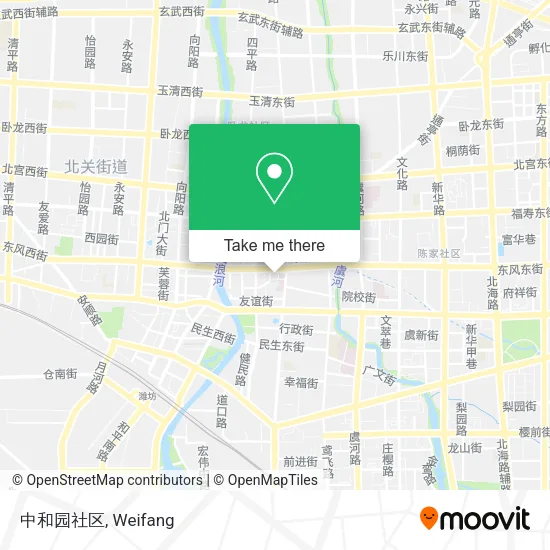 中和园社区 map