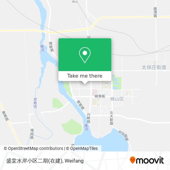 盛棠水岸小区二期(在建) map