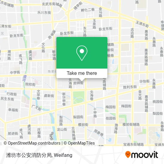 潍坊市公安消防分局 map