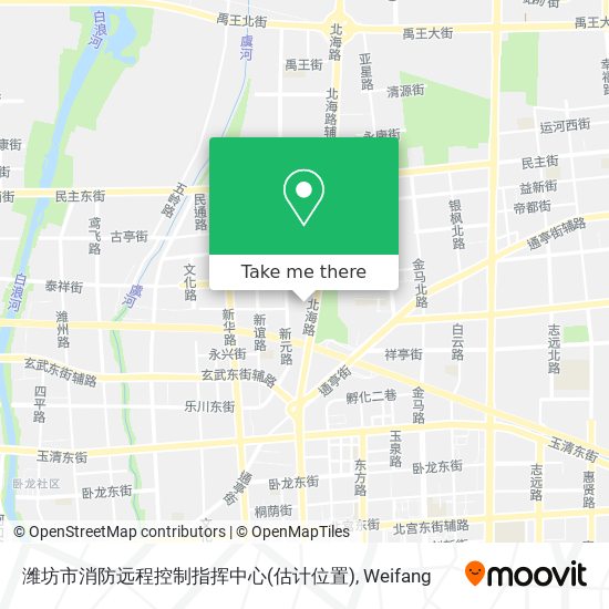 潍坊市消防远程控制指挥中心(估计位置) map