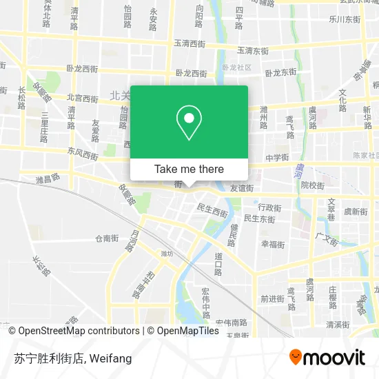 苏宁胜利街店 map