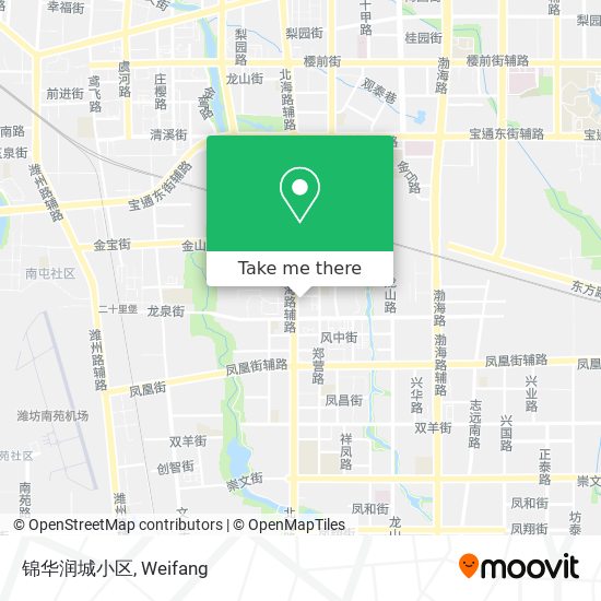 锦华润城小区 map