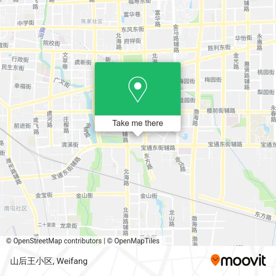 山后王小区 map