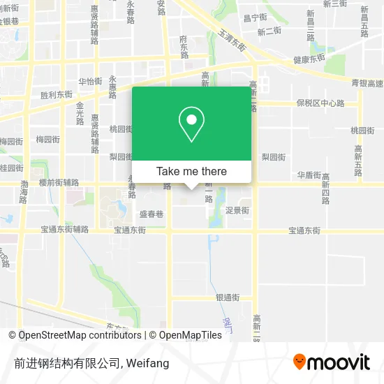 前进钢结构有限公司 map