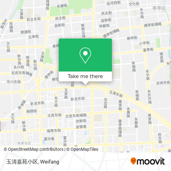 玉清嘉苑小区 map