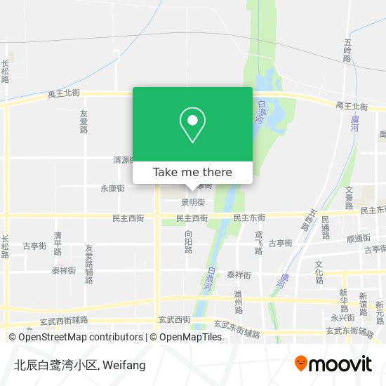 北辰白鹭湾小区 map
