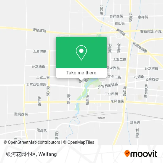 银河花园小区 map