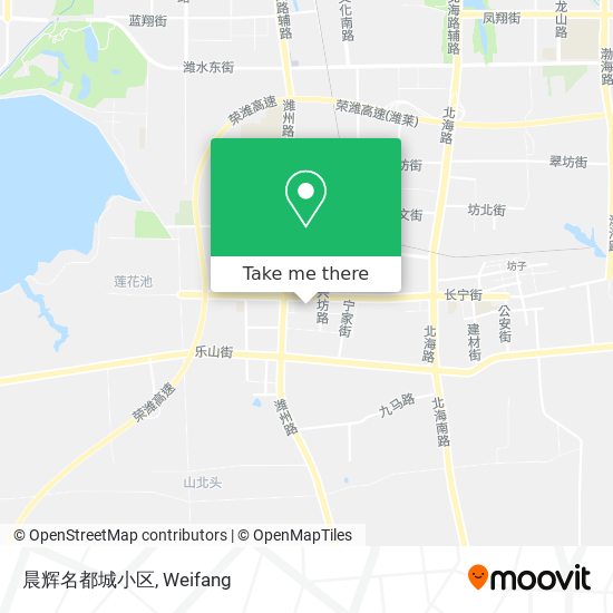 晨辉名都城小区 map