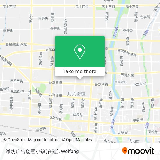 潍坊广告创意小镇(在建) map