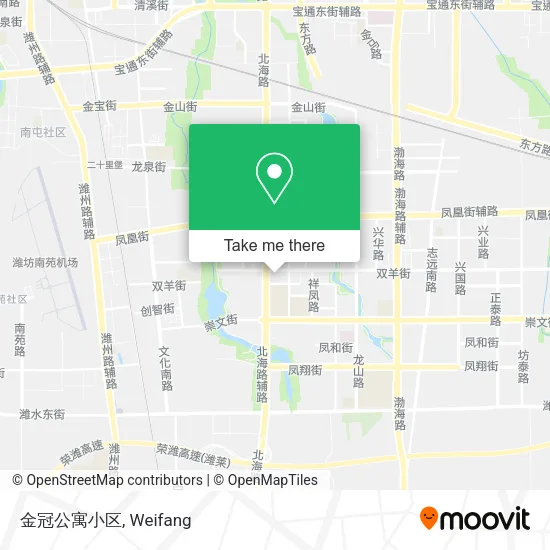 金冠公寓小区 map