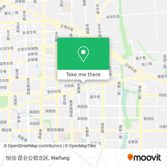 恒信·昆仑公馆北区 map
