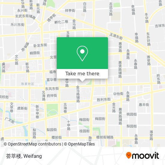 荟萃楼 map