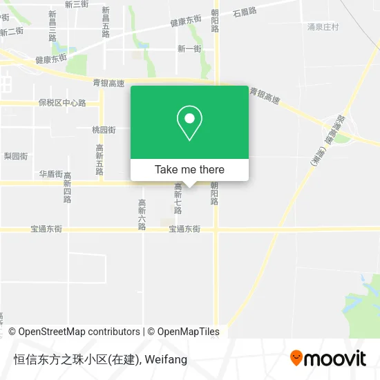 恒信东方之珠小区(在建) map