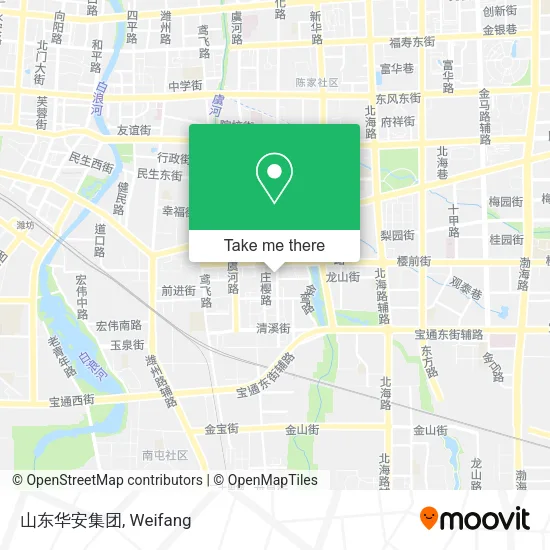 山东华安集团 map