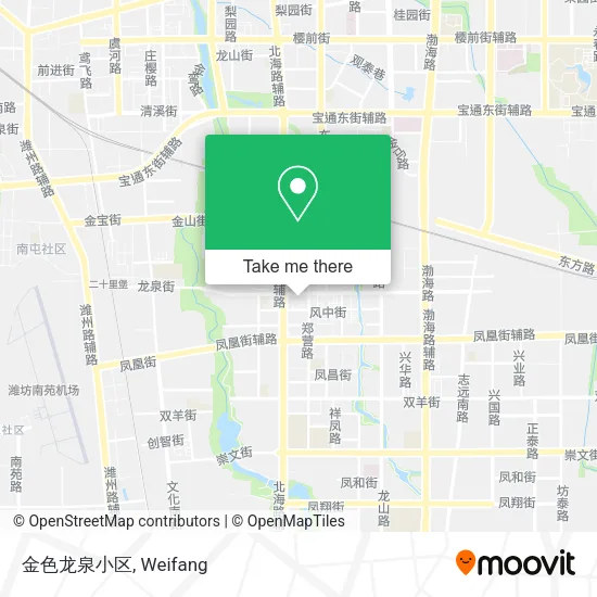金色龙泉小区 map