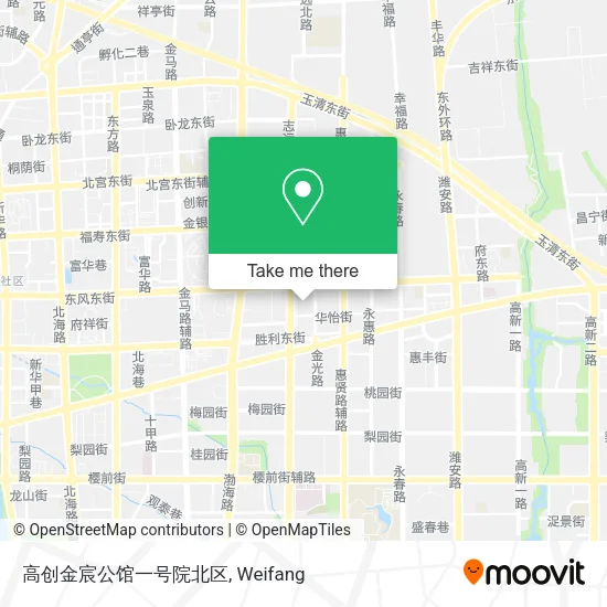 高创金宸公馆一号院北区 map