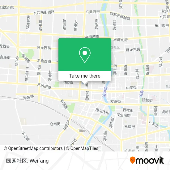 颐园社区 map
