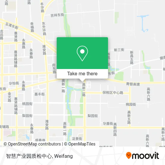 智慧产业园质检中心 map