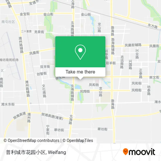 普利城市花园小区 map
