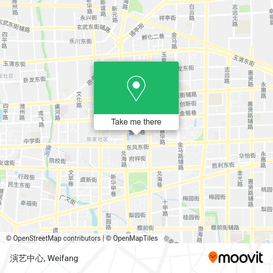 演艺中心 map