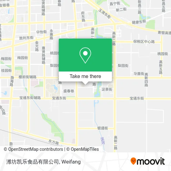 潍坊凯乐食品有限公司 map