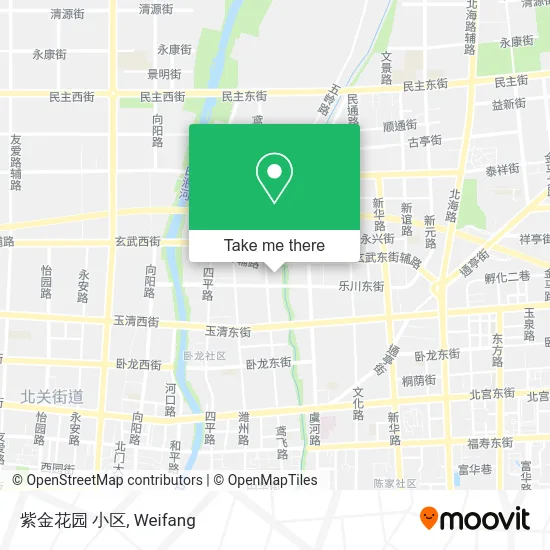 紫金花园 小区 map