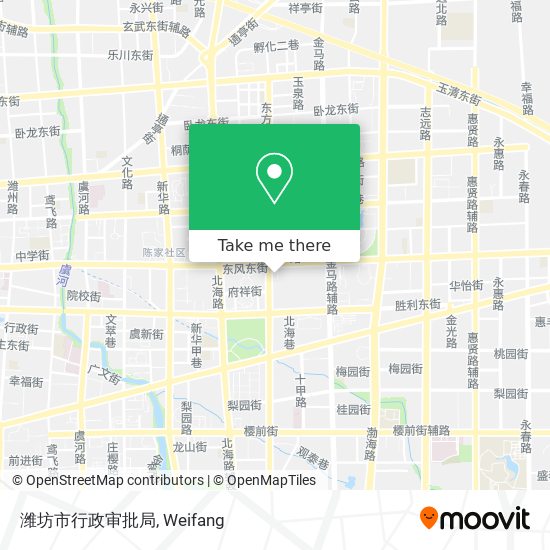潍坊市行政审批局 map