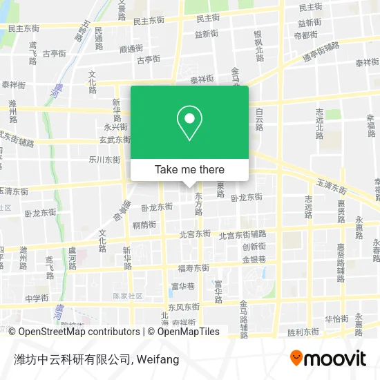 潍坊中云科研有限公司 map